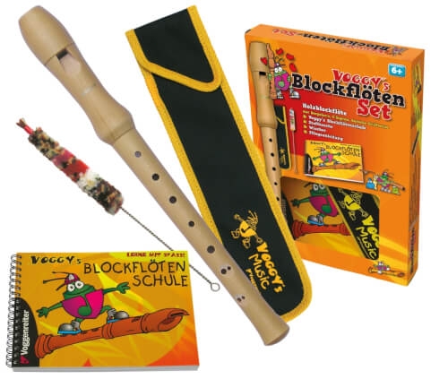 Voggenreiter Voggy's Blockflöten-Set mit barockem Griff