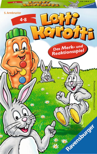 Ravensburger "Lotti Karotti " Mitbringspiel 4-8 Jahre Spielspaß Kinder 
