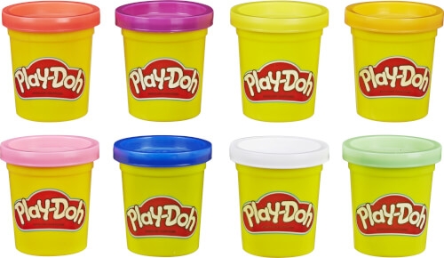 Hasbro E5062ES1 Play-Doh 8 PACK RAINBOW