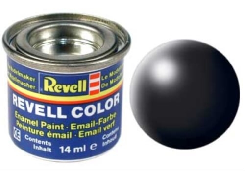 Revell 32302 schwarz, seidenmatt RAL 9005 14 ml-Dose