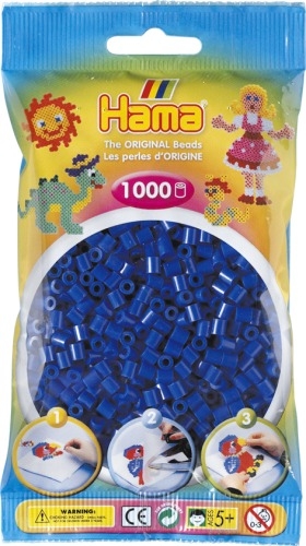 Dan Import 207-08 HAMA Bügelperlen Midi - Blau 1000 Perlen