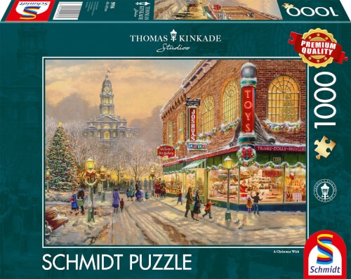 Schmidt Spiele 59936 Puzzle Ein Weinachtswunsch 1000 Teile
