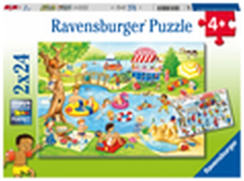 Ravensburger 05057 Puzzle Freizeit am See 2x20/2x24 Teile