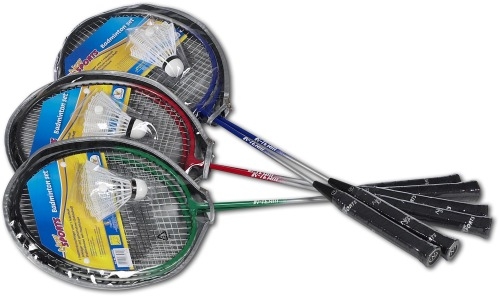 Vedes 74101470 New Sports Badminton Set 2 Schläger, 1 Ball