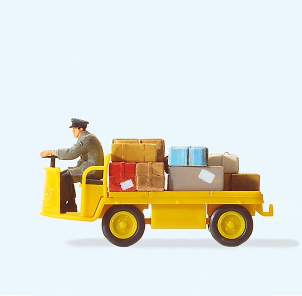 Preiser 28146 Elektrokarre mit Fahrer. Post