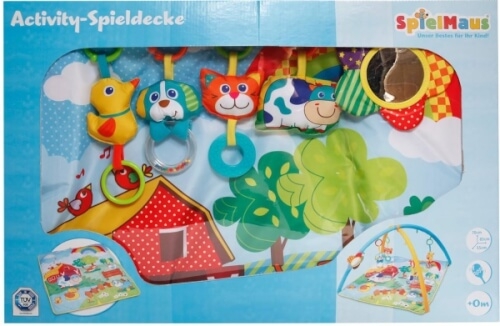 SpielMaus Baby Activity Spieldecke und Spiegel