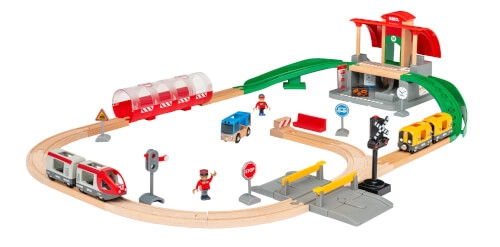 BRIO 63398900 BRIO Großes City Bahnhof Set