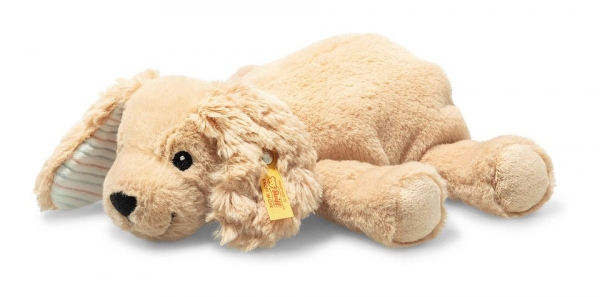 Steiff 242595 Floppy Lumpi Hund 20 hellbraun liegend