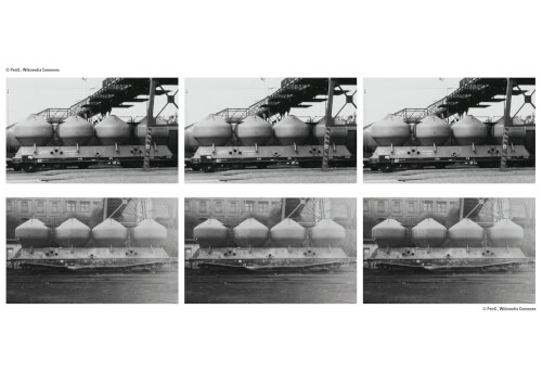 Trix 18292 N Silowagen-Set Bauart Uacs