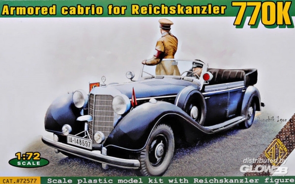 ACE ACE72577 Typ 770K armored cabrio for Reichskanzler in 1:72