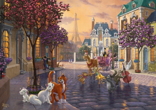 Schmidt Spiele 59690 Puzzle 1000T Disney, The Aristocats